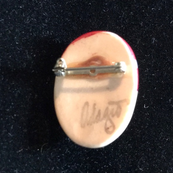 Signed Adagio Face Pin. - Picture 2 of 5